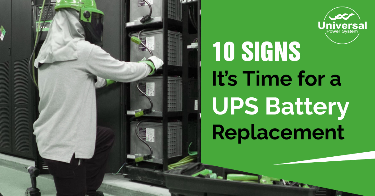 10 Signs It’s Time for a UPS Battery Replacement