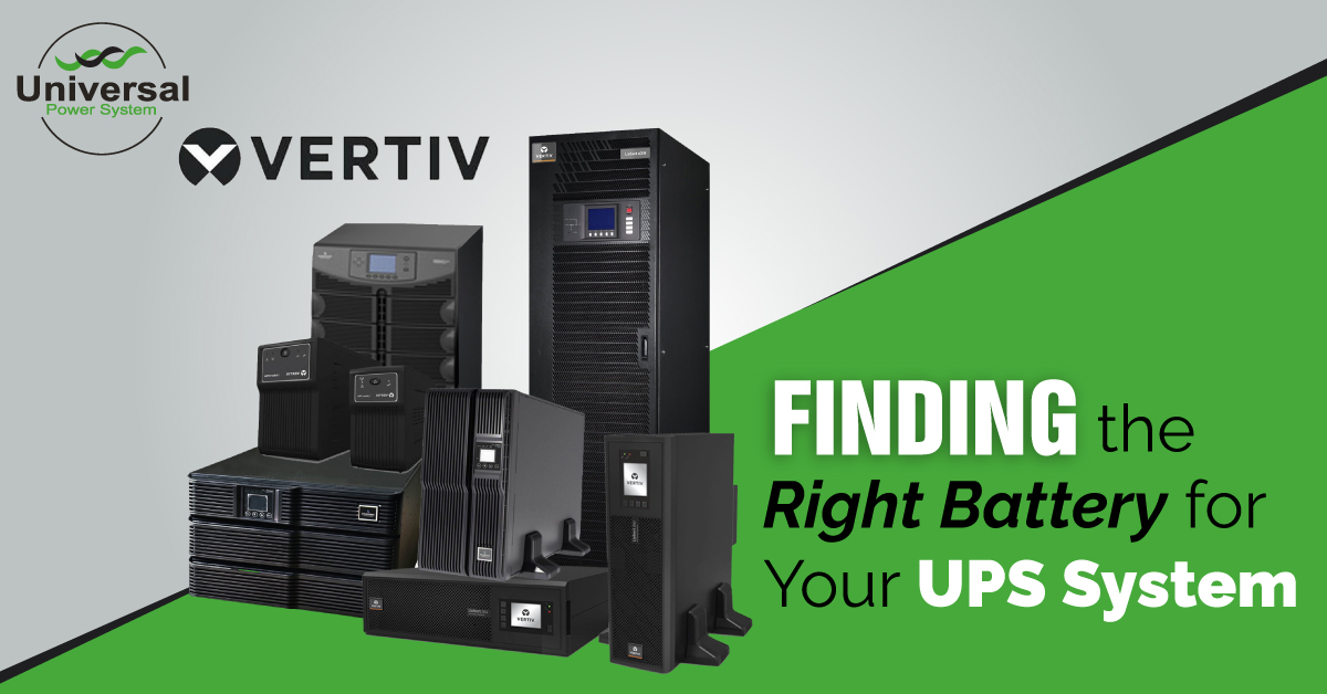 Finding the Right Battery for Your UPS System